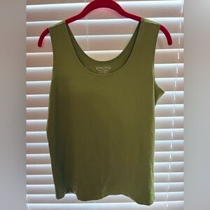 NWOT Chico's Green Tank Top